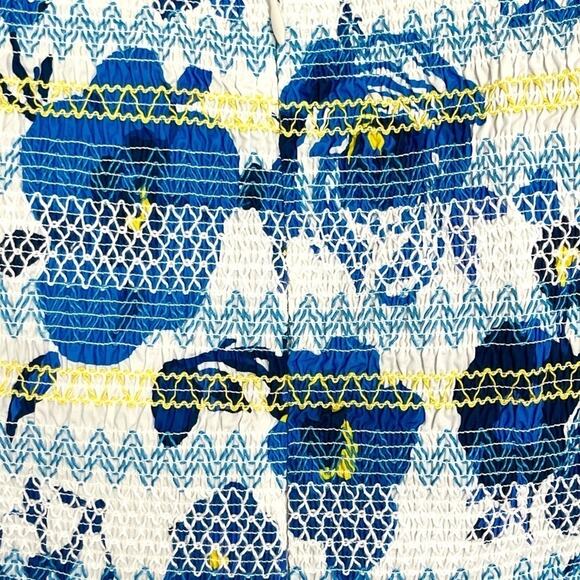 Plenty By Tracy Reese Off-The-Shoulder Puff-Sleeve Smocked Dress - Picture 10 of 14